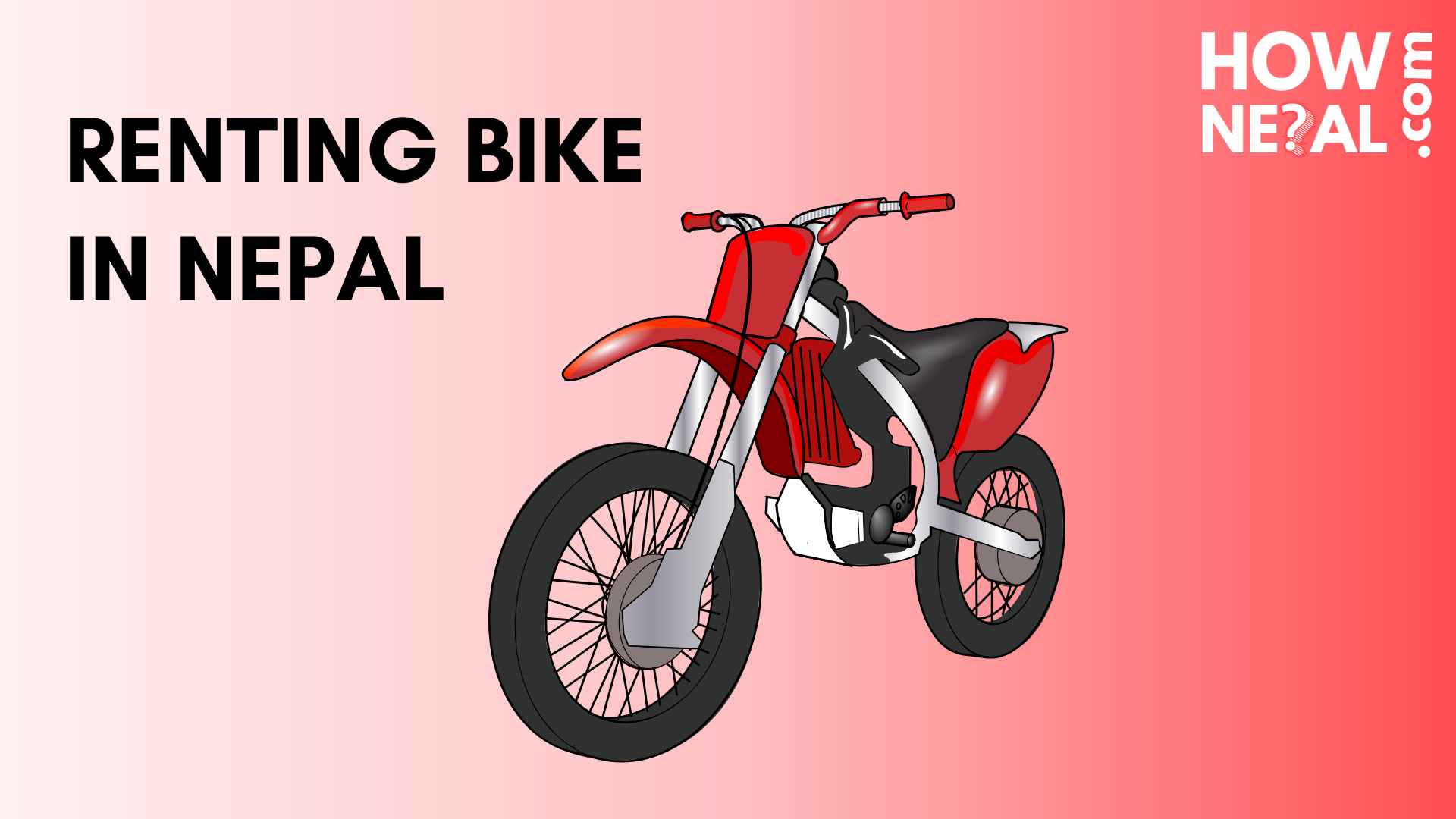 How to rent a motorbike or scooter in Nepal?